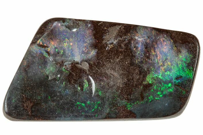 Colorful Boulder Opal Cabochon - Queensland, Australia #314598